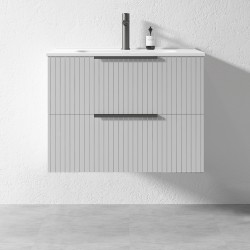 3D-2H 750x450x550mm Grey Wall Hung Plywood Vanity with Ceramic Basin 3D-2H 750x450x550mm Grey Wall Hung Plywood Vanity with Ceramic Basin